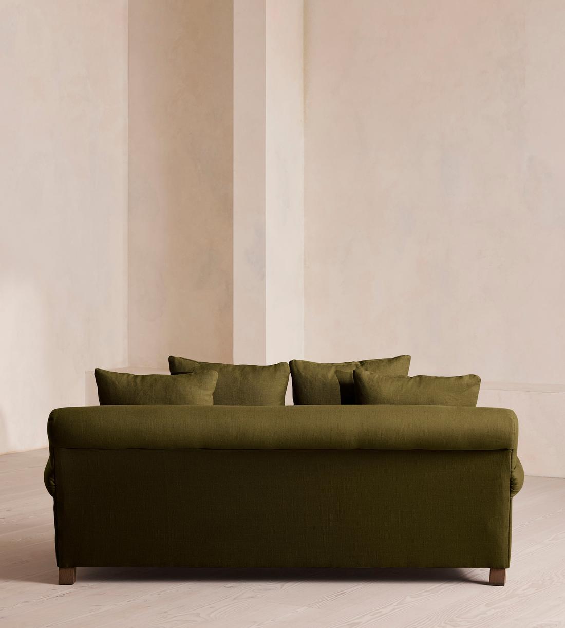 Audrey Two Seater - Sofa - Linen - Olive - US - Images - Image 4