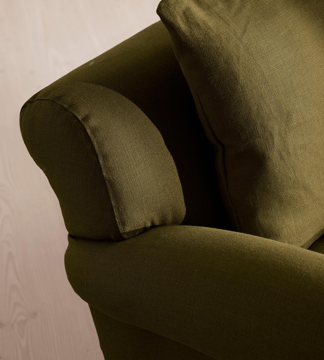 Audrey Two Seater - Sofa - Linen - Olive - US - Images - Image 5