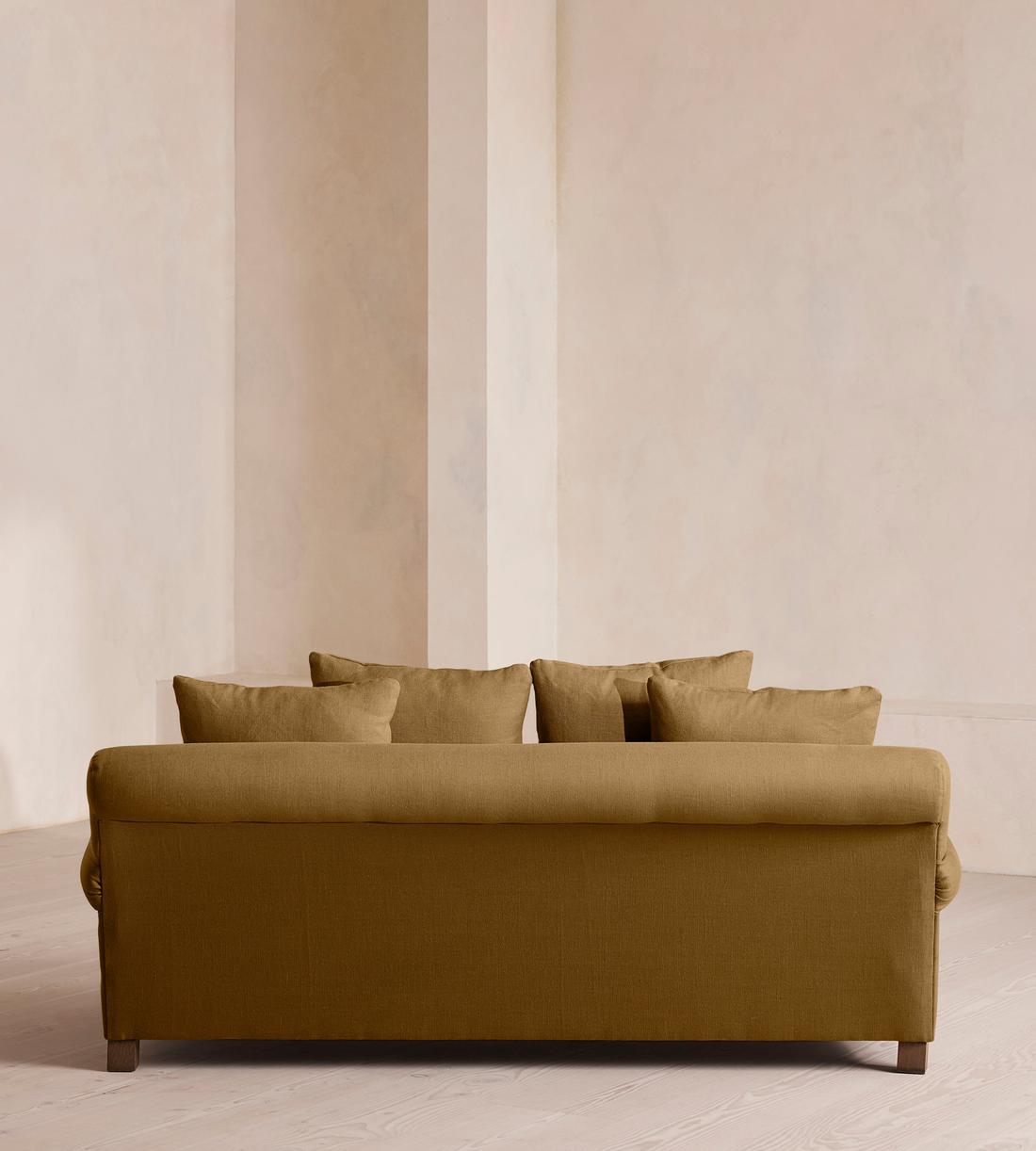 Audrey Two Seater - Sofa - Linen - Ochre - Images - Image 4
