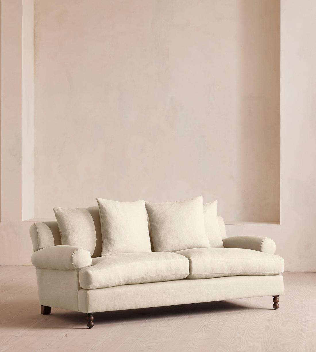 Audrey Two Seater - Sofa - Linen - Bisque - US - Listing - Image 2