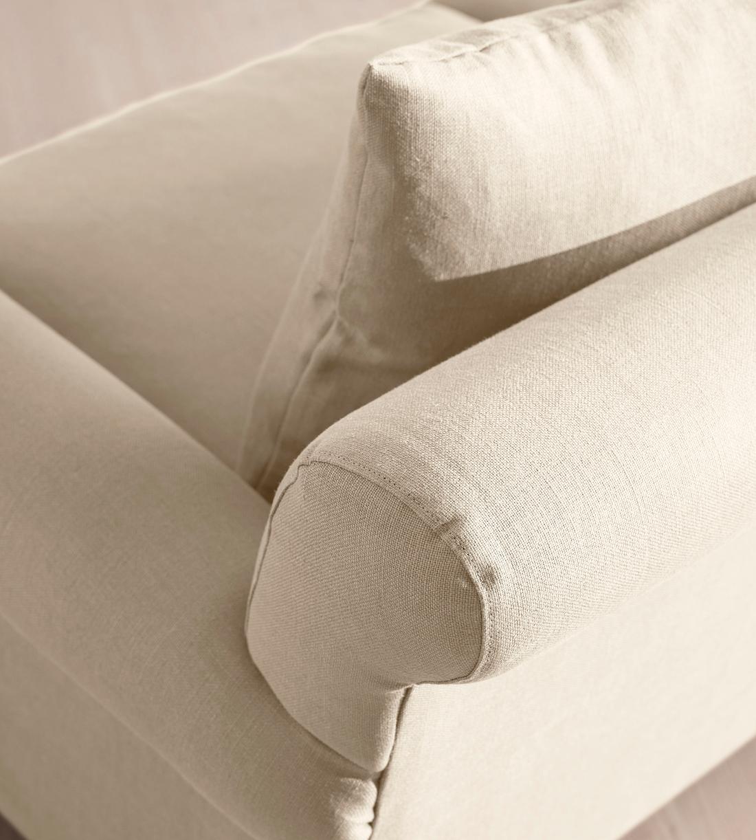 Audrey Two Seater - Sofa - Linen - Bisque - US - Images - Image 5