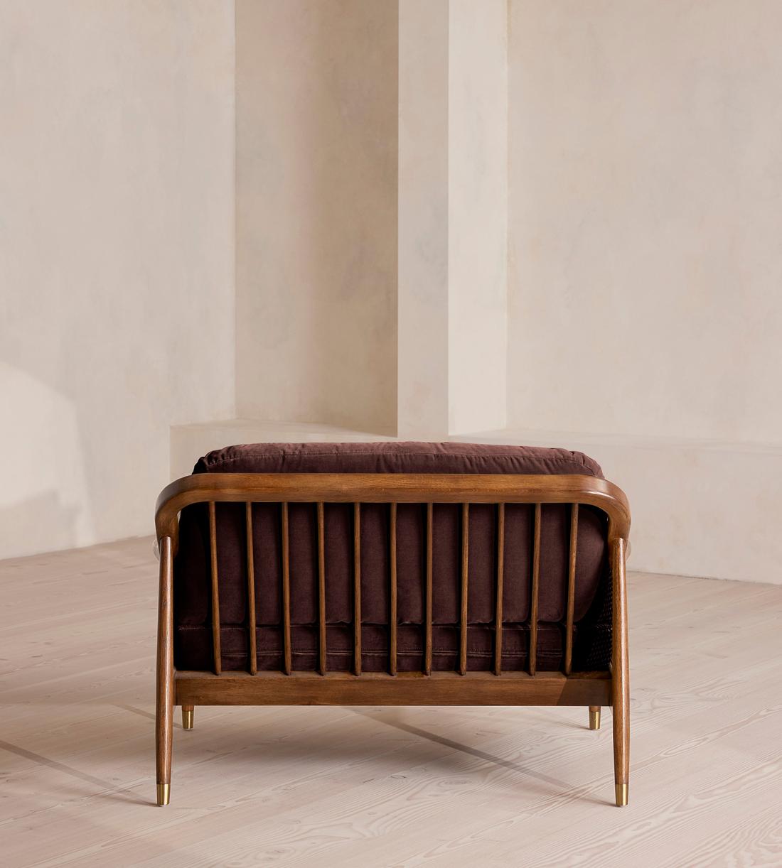 Atlanta Loveseat - Velvet - Aubergine - UK - Images - Image 4