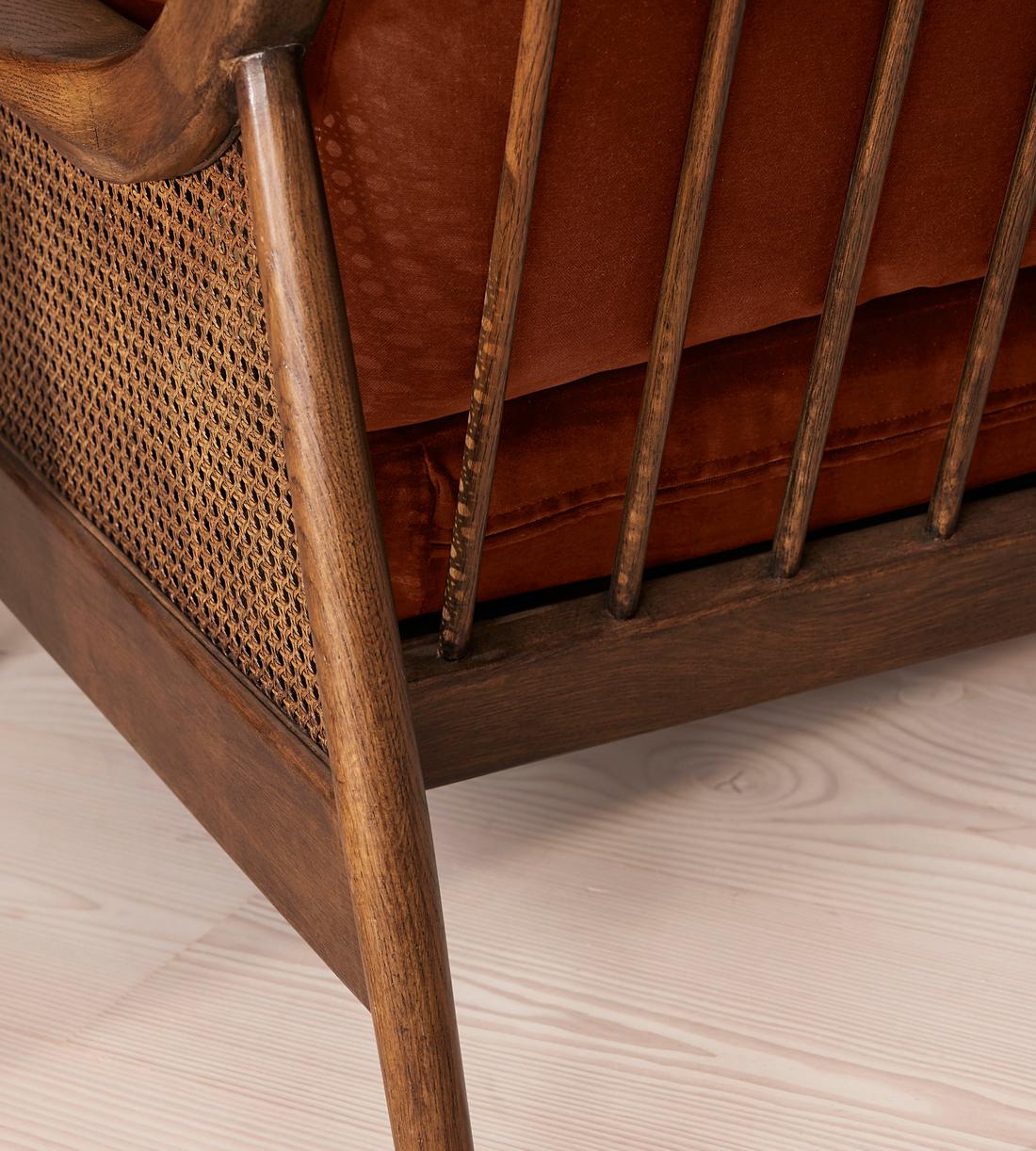Atlanta Loveseat - Velvet - Rust - US - Images - Image 5