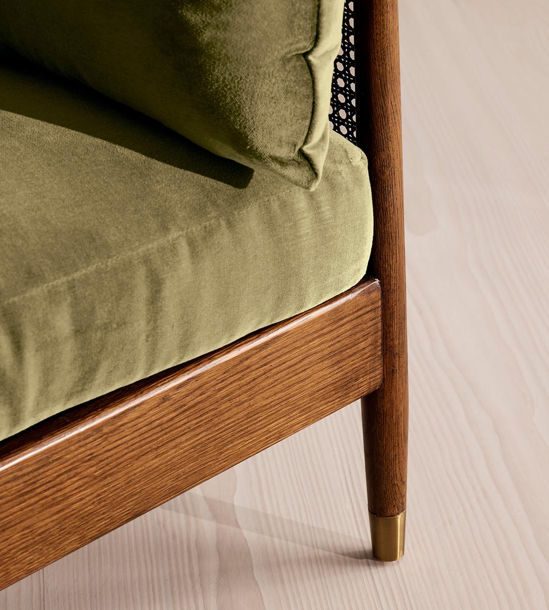 Atlanta Loveseat - Velvet - Lichen - Images - Image 5