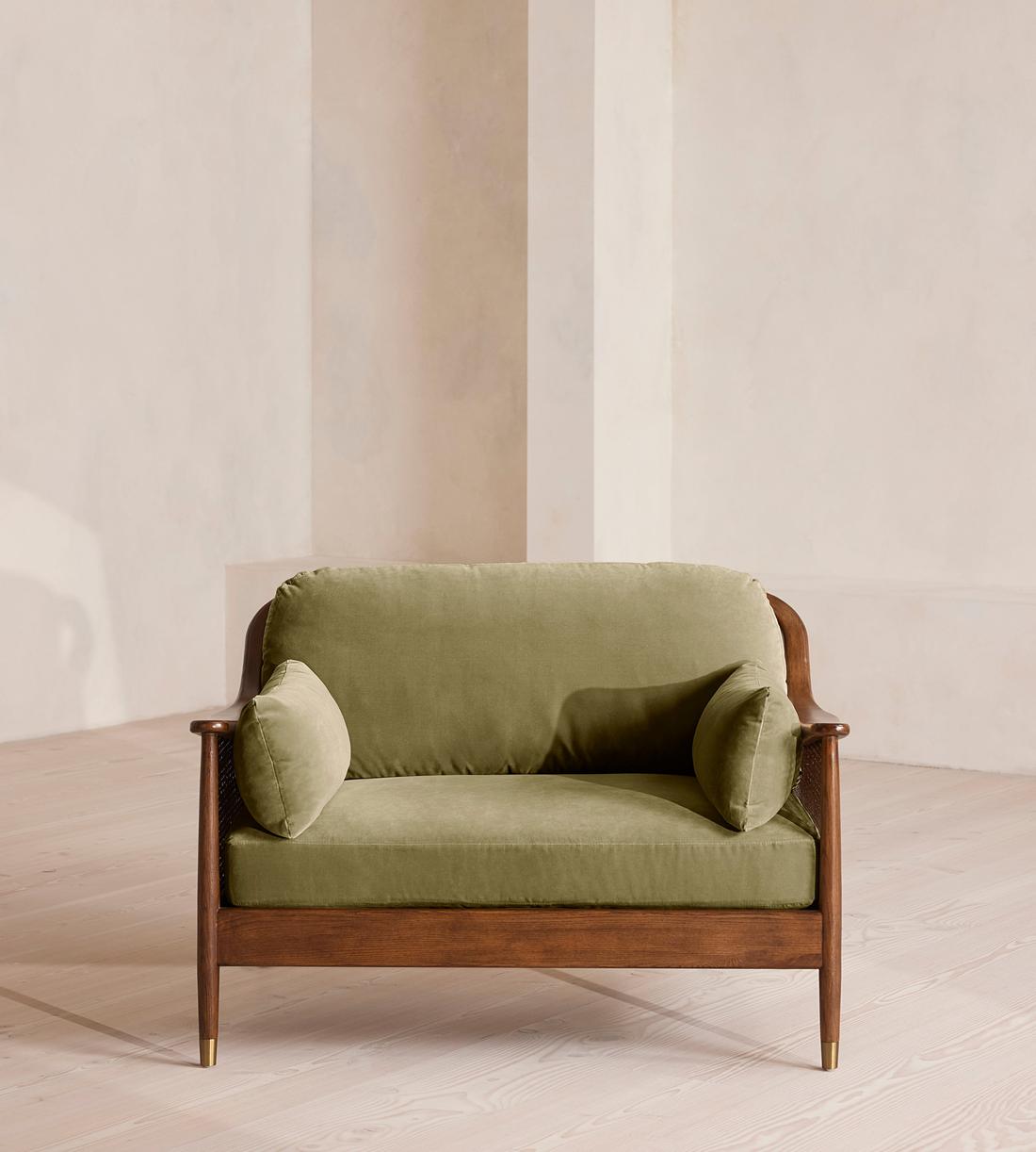Atlanta Loveseat - Velvet - Lichen - US - Listing - Image 2