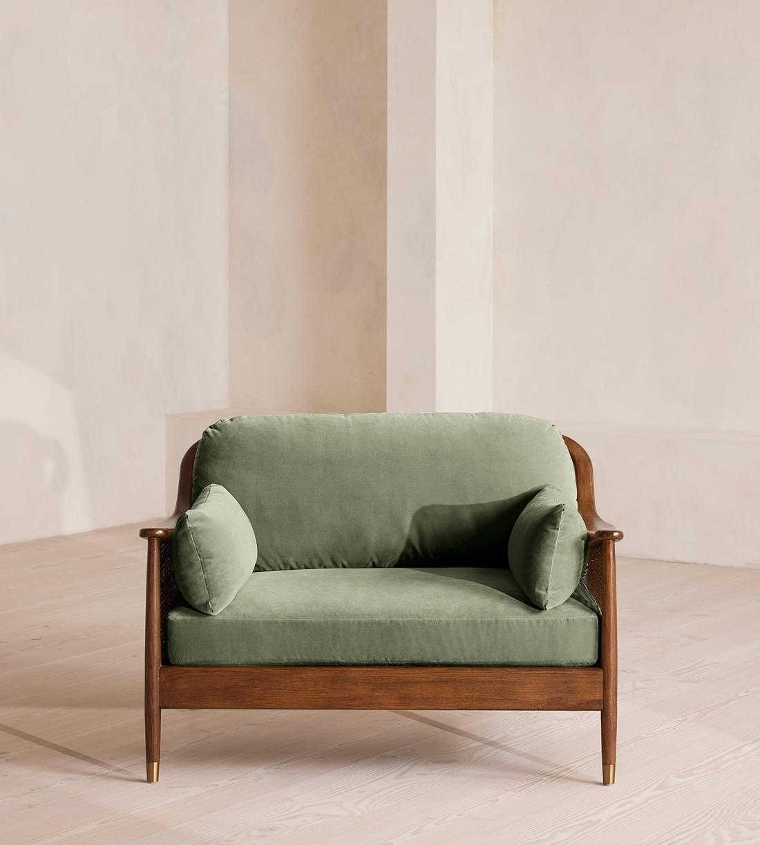 Atlanta Loveseat - Velvet - Seafoam - UK - Listing - Image 2