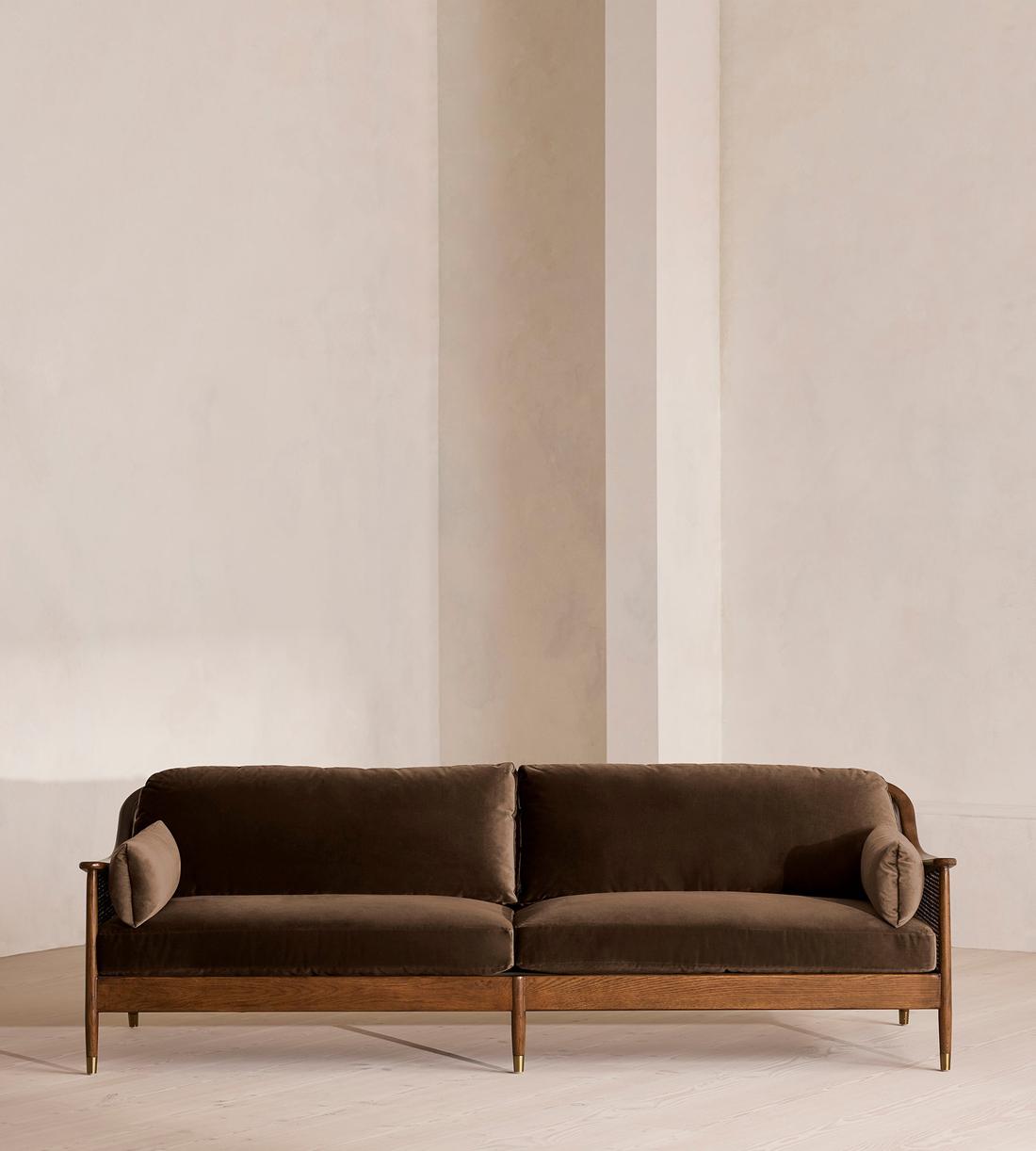 Atlanta Four Seater - Velvet - Chocolate Brown - US - Listing - Image 2