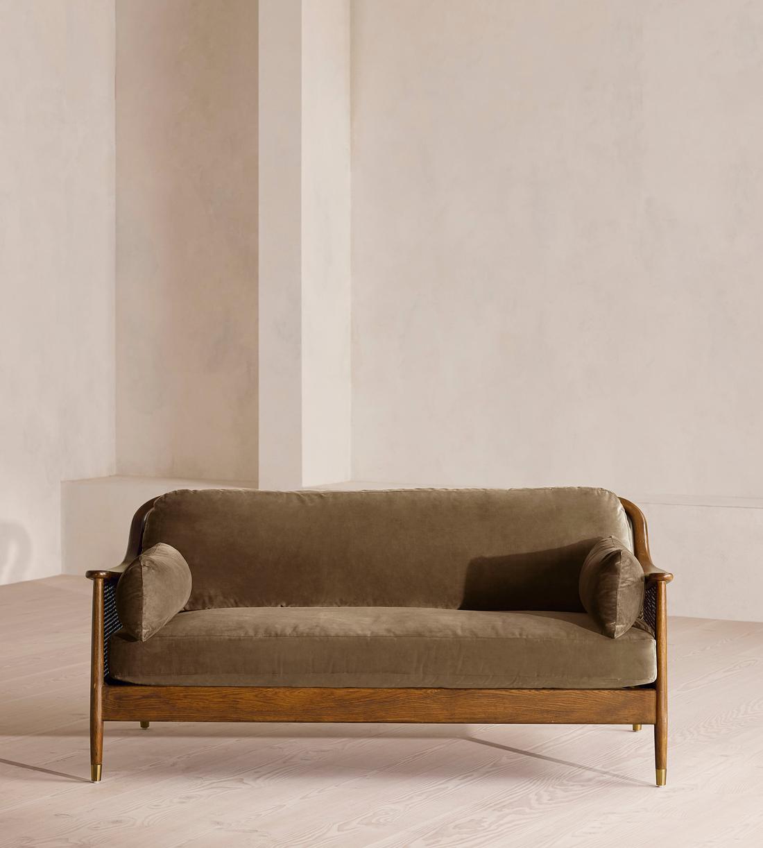 Atlanta Three Seater - Velvet - Truffle - US - Listing - Image 2