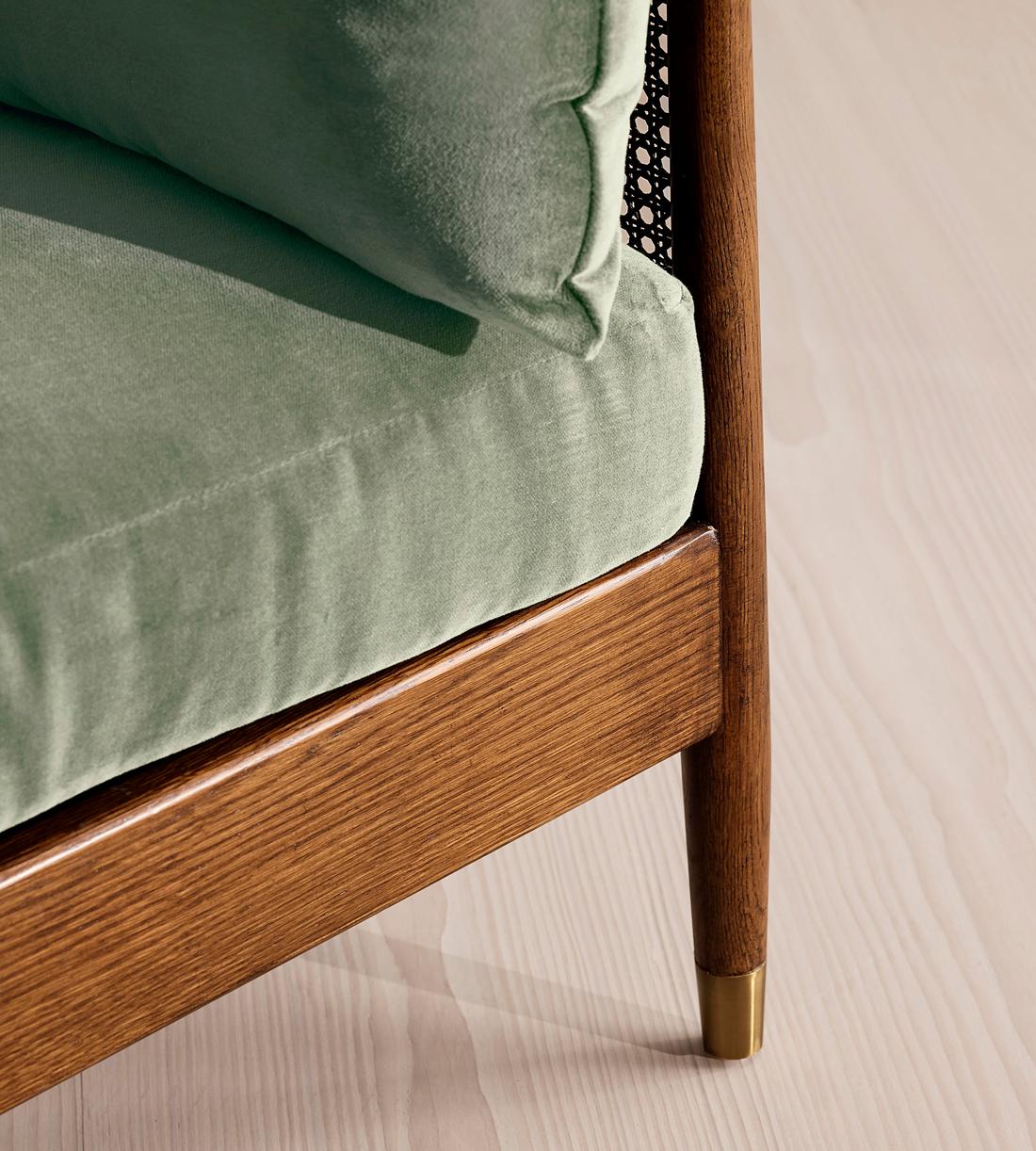 Atlanta Three Seater - Velvet - Seafoam - US - Images - Image 5