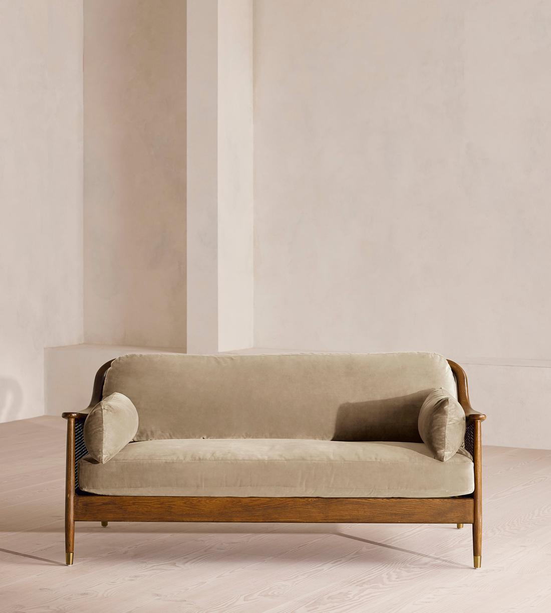 Atlanta Three Seater - Velvet - Oyster - US - Listing - Image 2
