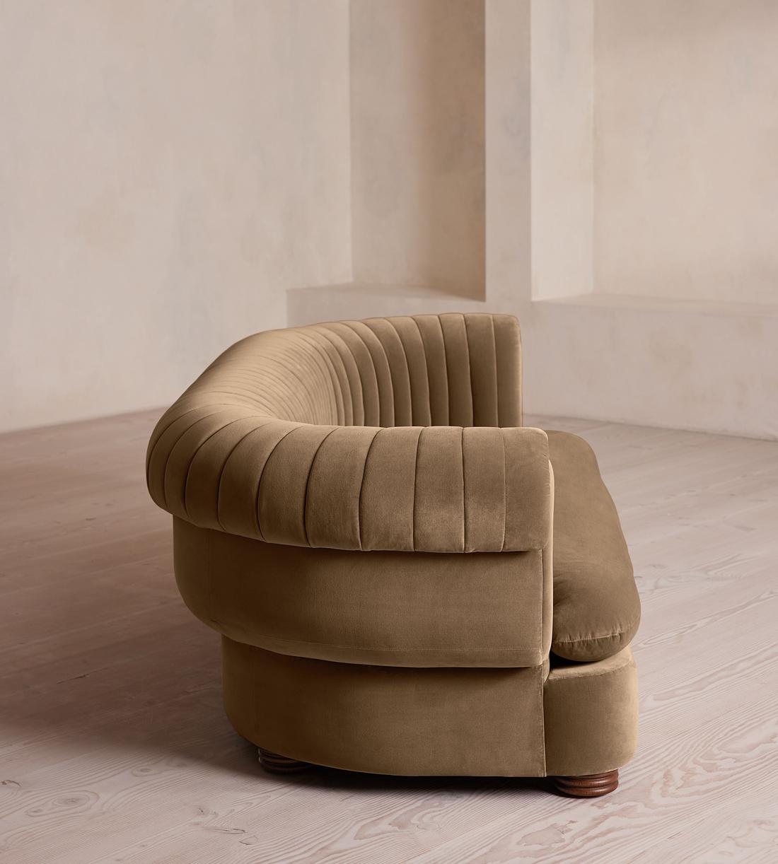 Rava Three Seater Sofa - Velvet - Truffle - US - Images - Image 3