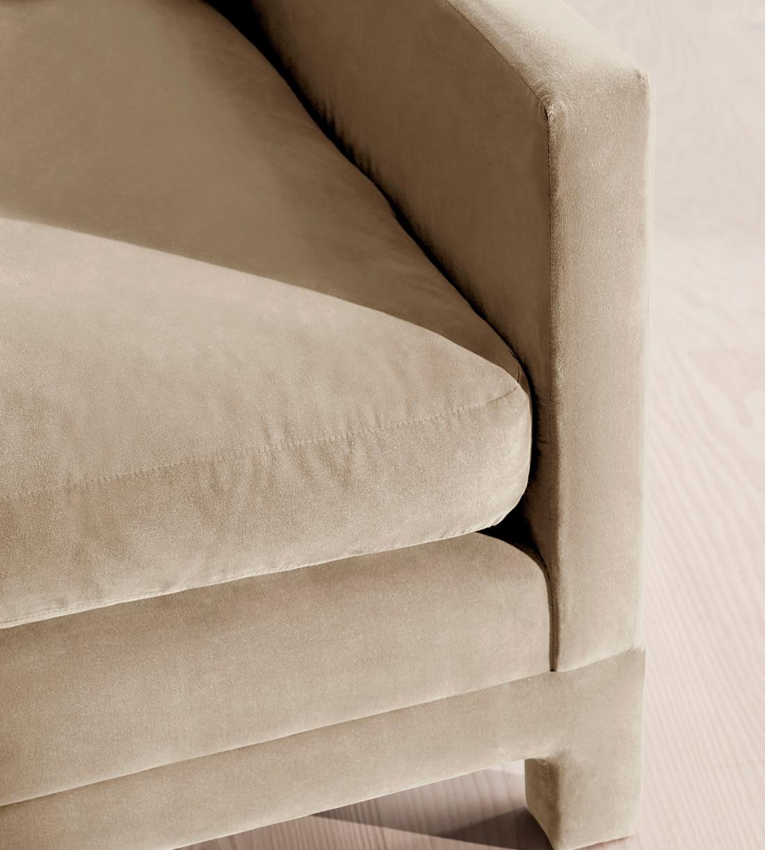 Ashford Three Seater Sofa - Velvet - Oyster - UK - Images - Image 6