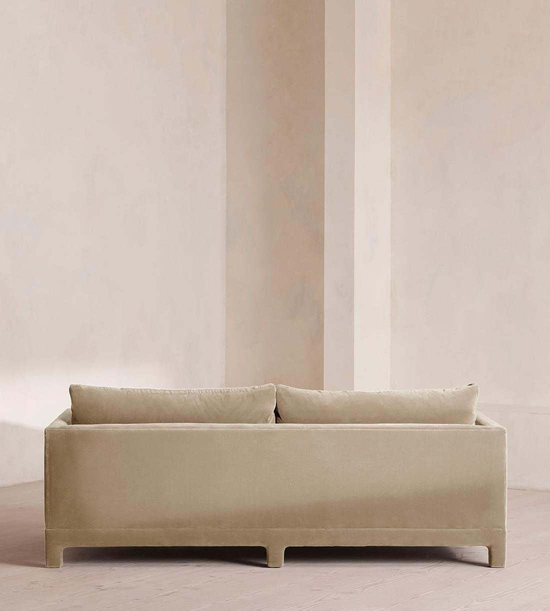 Ashford Three Seater Sofa - Velvet - Oyster - US - Images - Image 4
