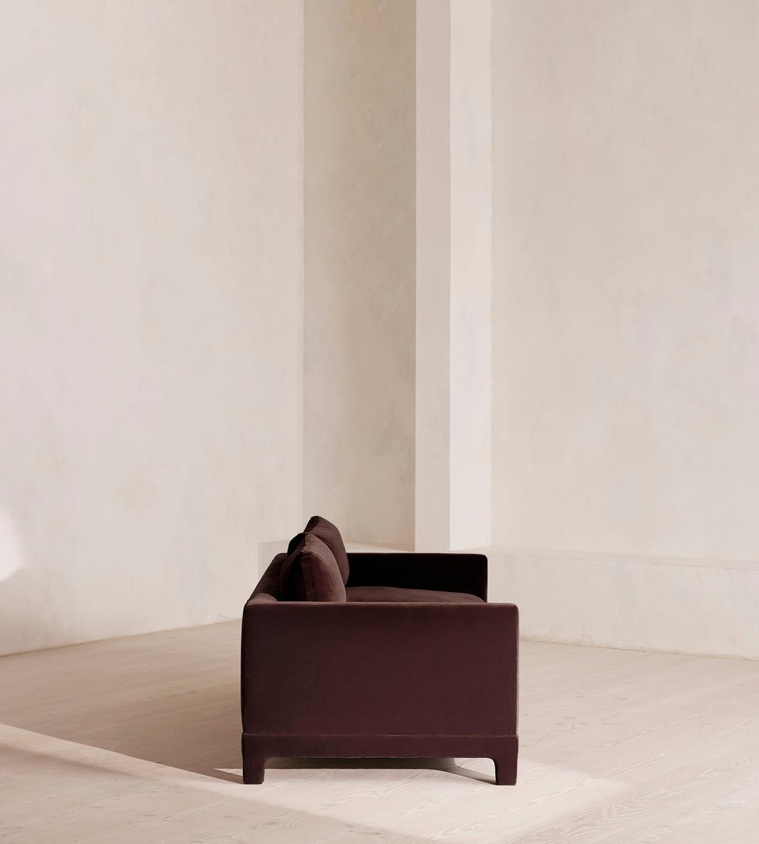 Ashford Three Seater Sofa - Velvet - Aubergine - US - Images - Image 3