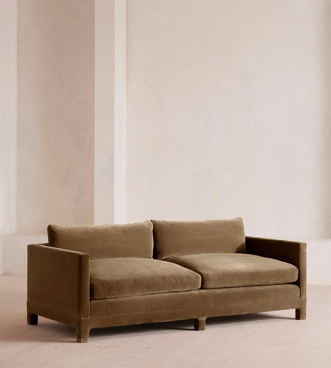 Ashford Three Seater Sofa - Velvet - Truffle - UK - Listing - Image 2