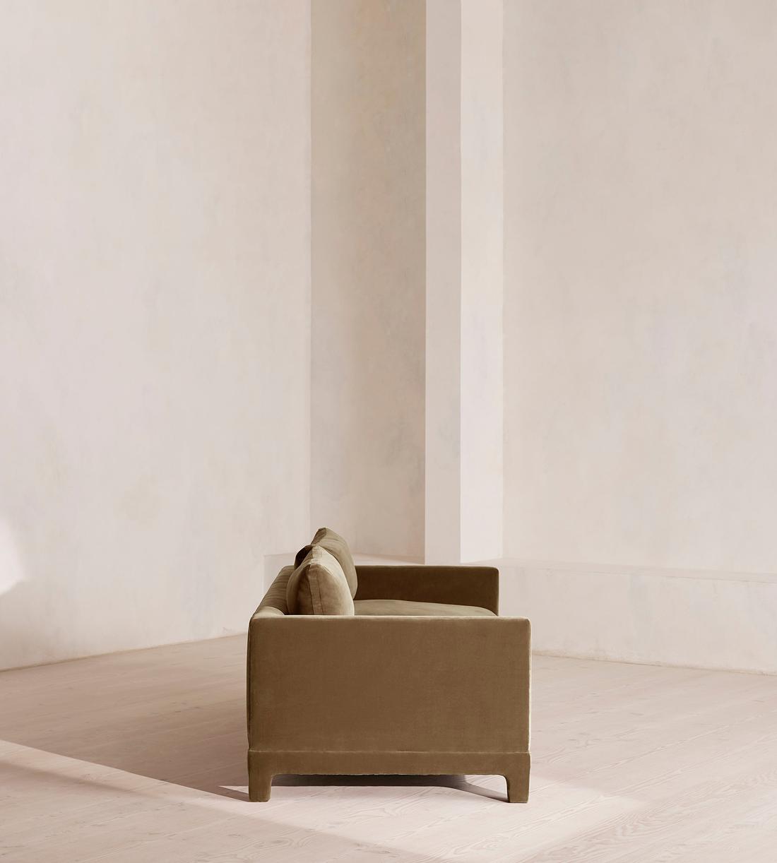 Ashford Three Seater Sofa - Velvet - Truffle - UK - Images - Image 3