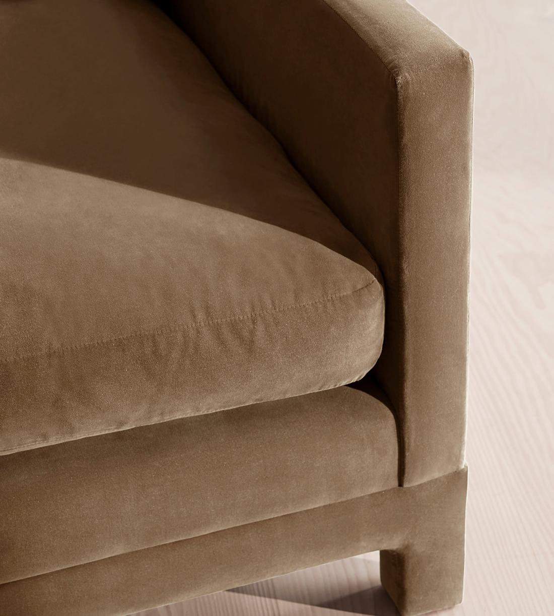 Ashford Three Seater Sofa - Velvet - Truffle - US - Images - Image 5