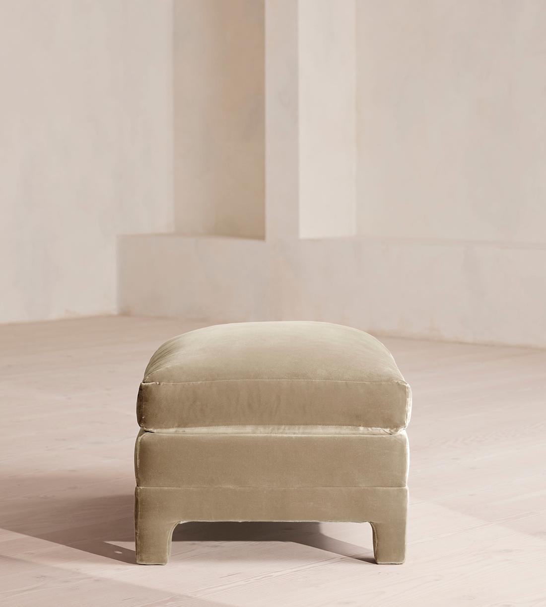 Ashford Ottoman - Velvet - Oyster - UK - Images - Image 3