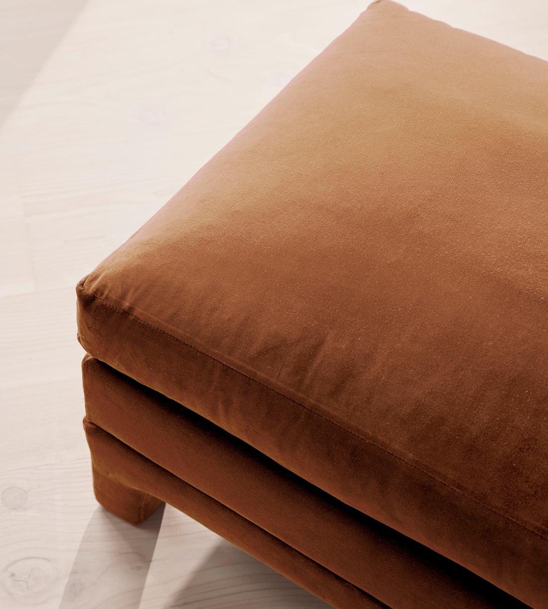 Ashford Ottoman - Velvet - Cinnamon - UK - Images - Image 4