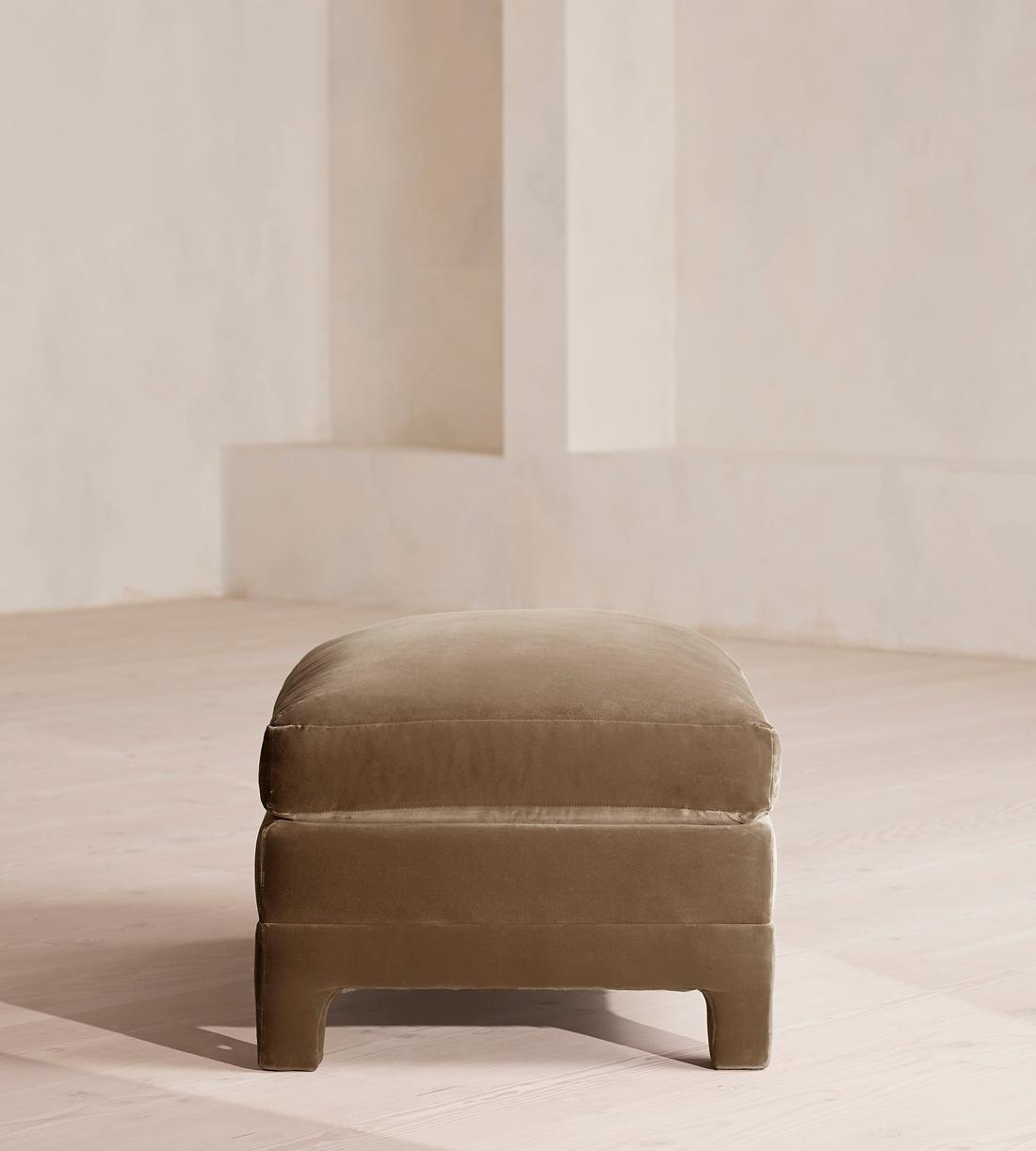 Ashford Ottoman - Velvet - Truffle - UK - Images - Image 3