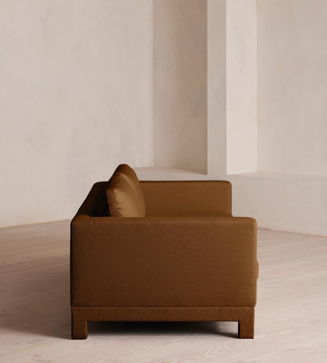 Ashford Three Seater Sofa - Linen - Terracotta - US - Images - Image 3