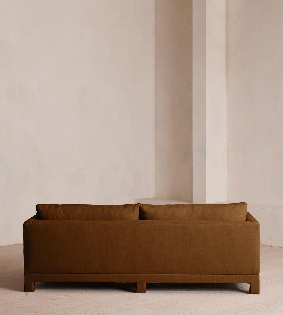 Ashford Three Seater Sofa - Linen - Terracotta - US - Images - Image 4