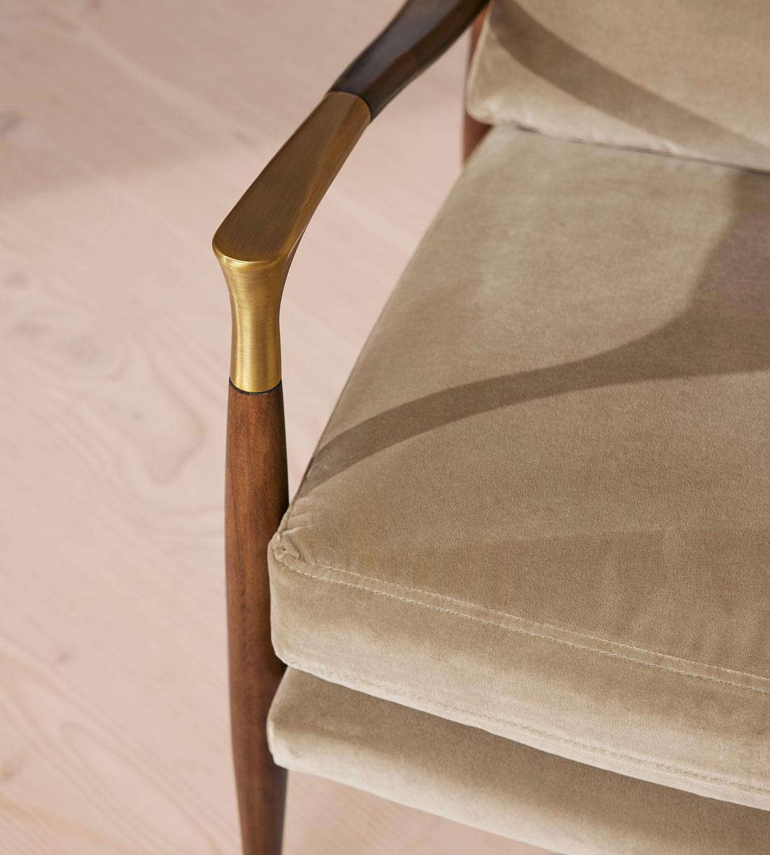 Theodore Armchair - Velvet - Oyster - UK - Images - Image 5