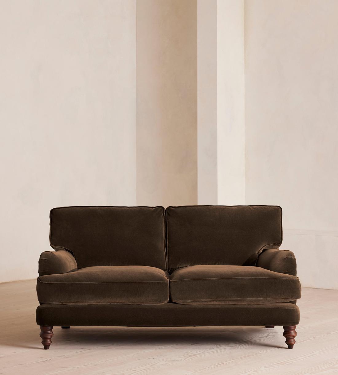 Arundel Two Seater - Sofa - Velvet - Chocolate - Listing - Image 1
