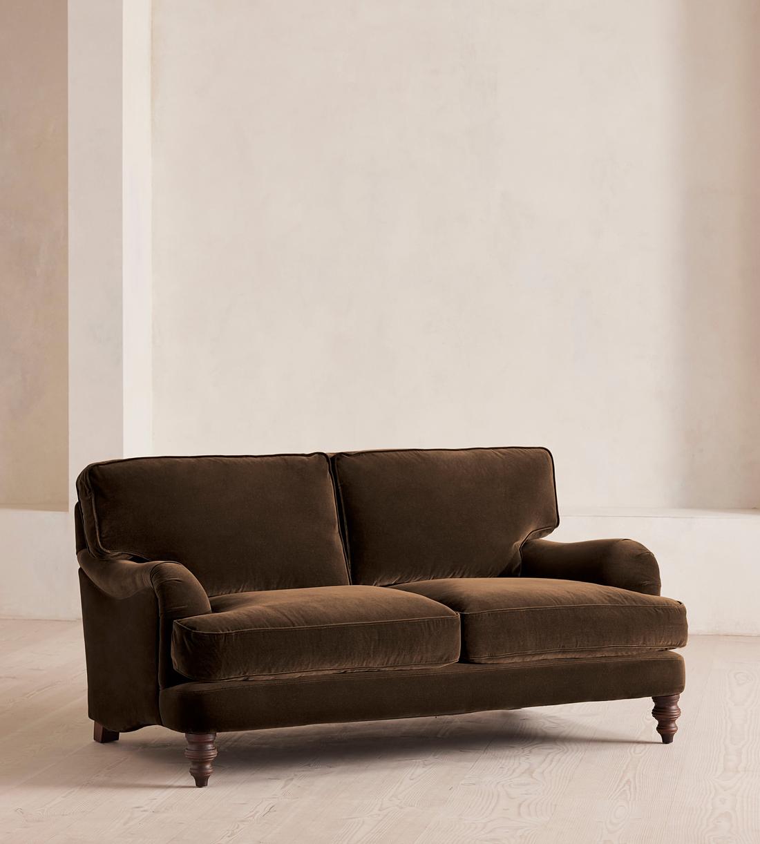 Arundel Two Seater - Sofa - Velvet - Chocolate - Listing - Image 2