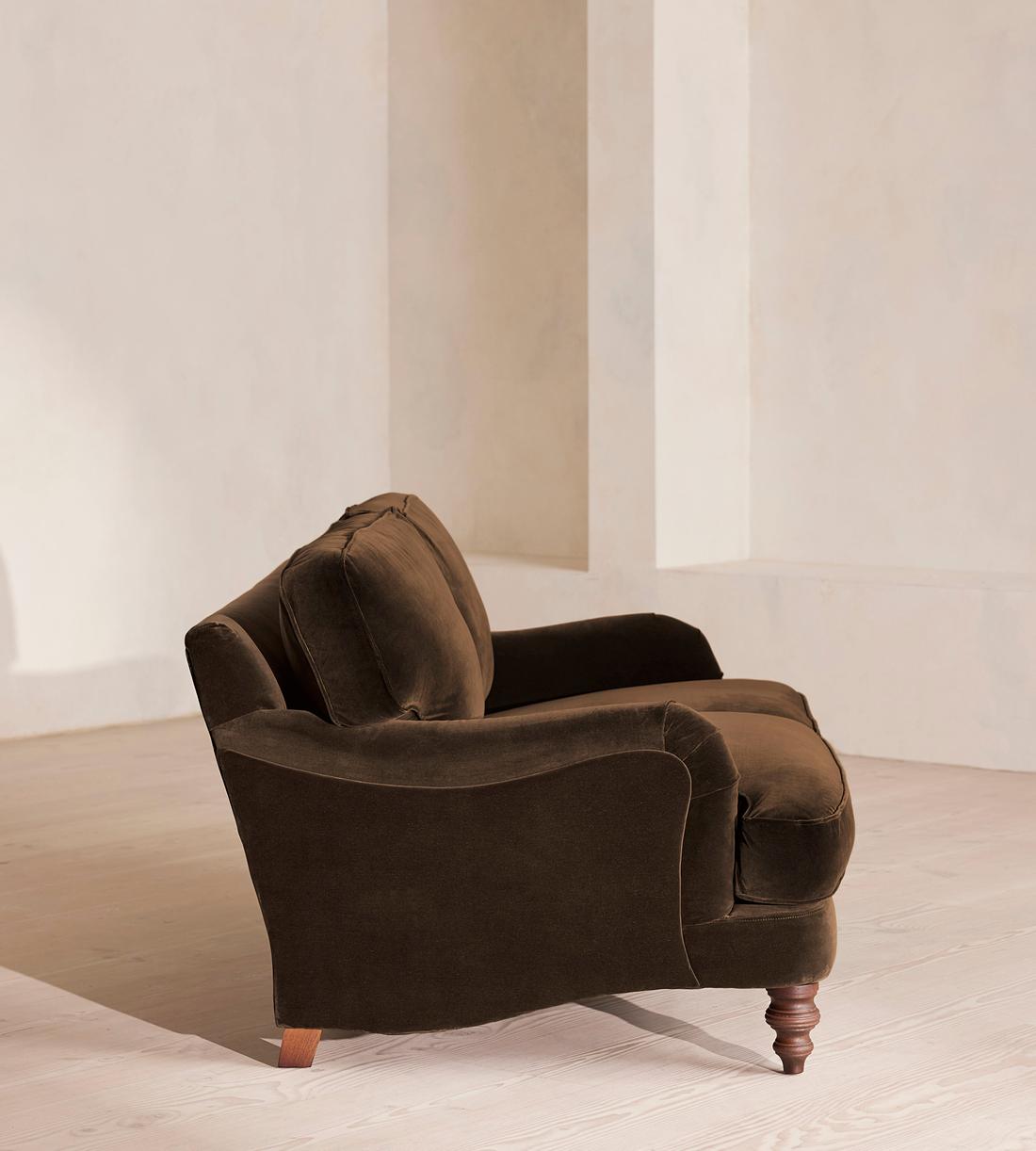 Arundel Two Seater - Sofa - Velvet - Chocolate - Images - Image 5