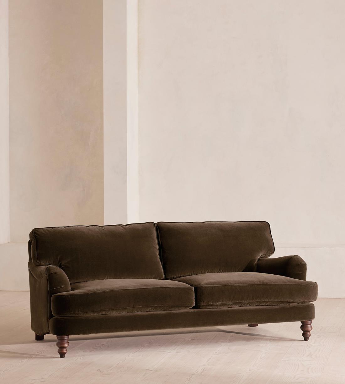Arundel Three Seater - Sofa - Velvet - Chocolate - Listing - Image 2