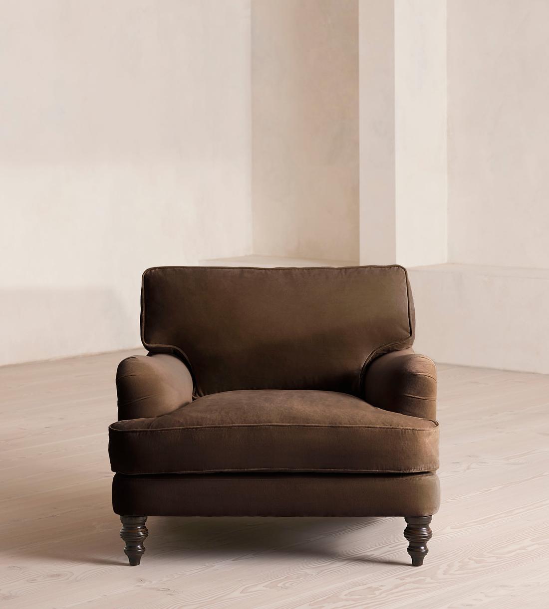 Arundel Loveseat - Velvet - Chocolate - Listing - Image 2