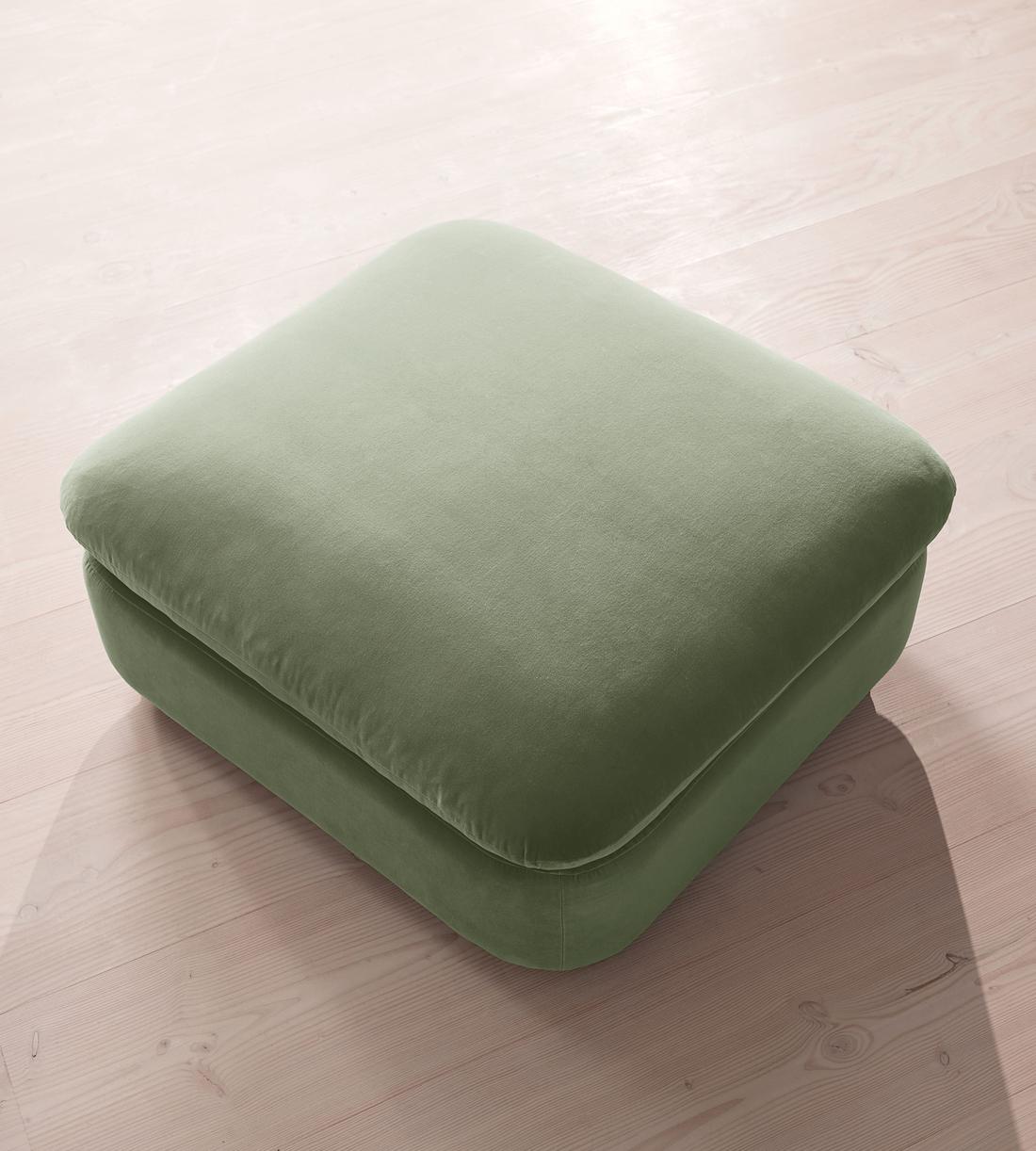 Rava Ottoman - Velvet - Seafoam - US - Image 11