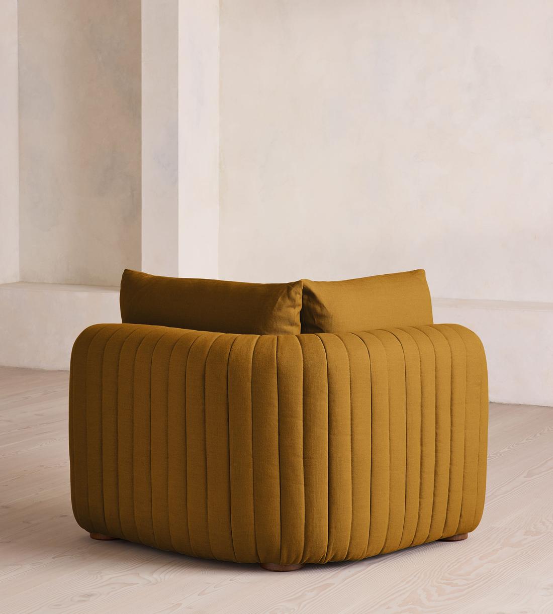 Vivienne Deeper Sit Modular Sofa - Corner Sofa - Linen - Turmeric - UK - Images - Image 4