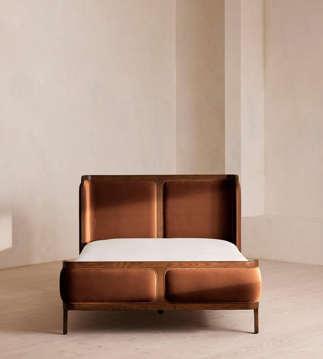 Belsa Bed - Super King - Velvet - Cinnamon - UK - Listing - Image 2