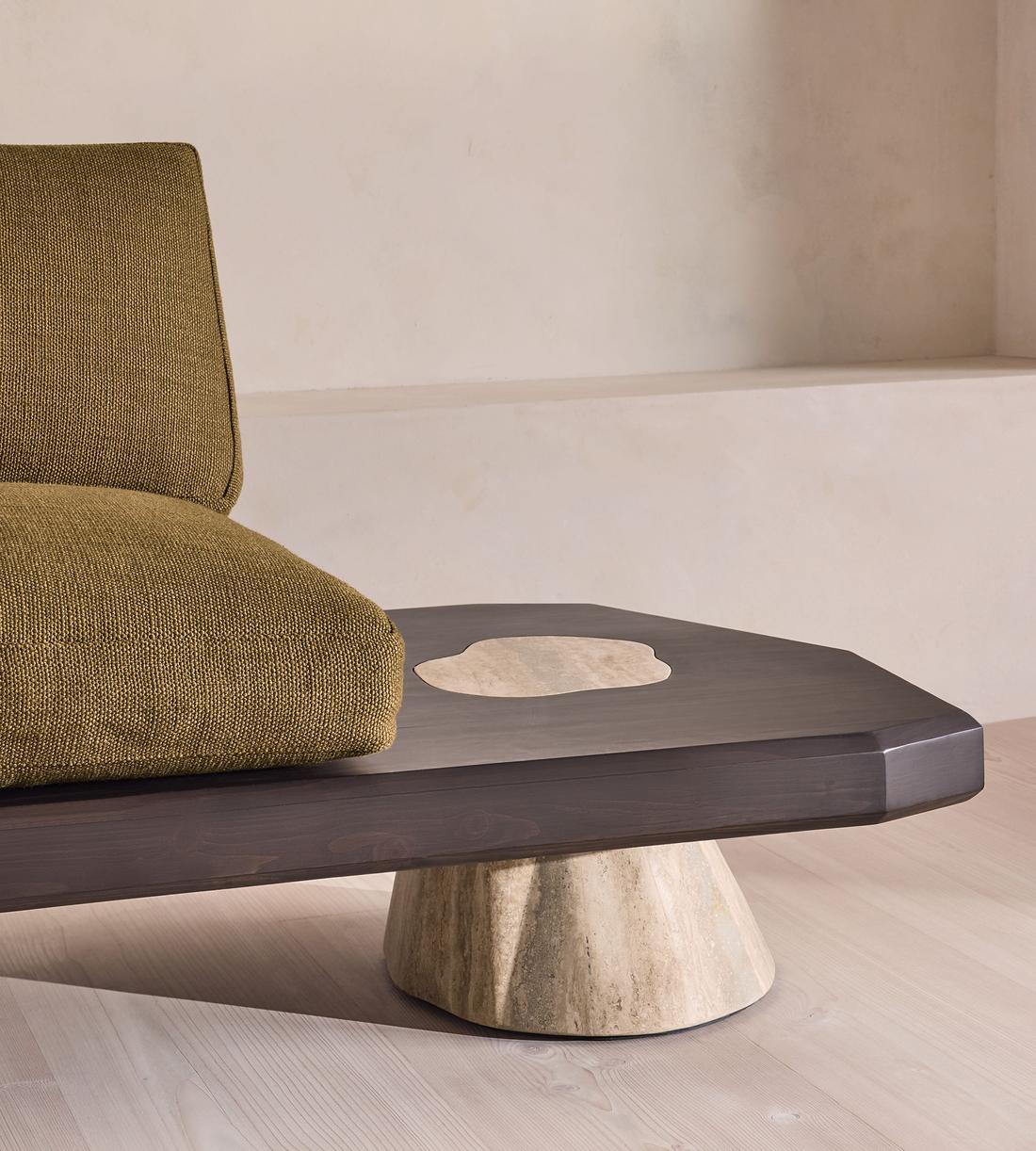 Torno Modular Sofa - Wool Linen - Ochre  - EU - Images - Image 5