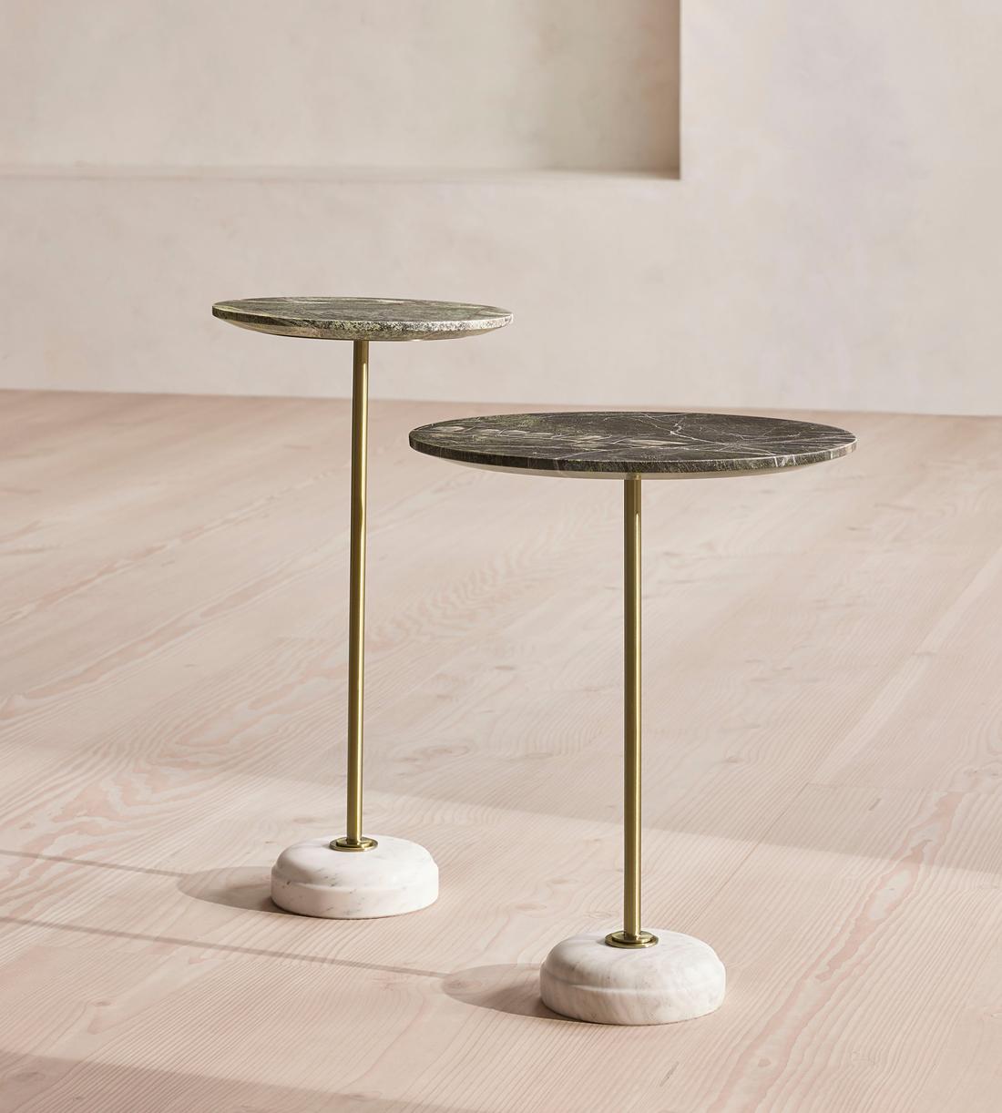 Fleet Side Table - Small - Verde Bosque Marble - Images - Image 5