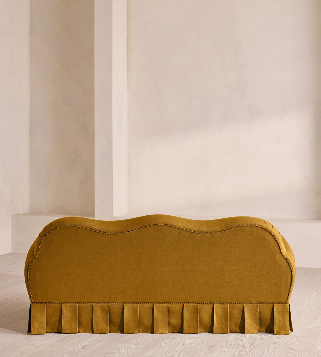 Madelyn Three Seater Sofa - Linen - Turmeric - US - Images - Image 4