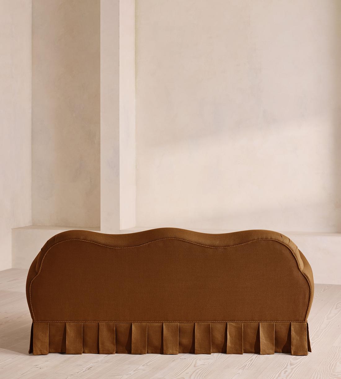 Madelyn Three Seater Sofa - Linen - Terracotta - US - Images - Image 4