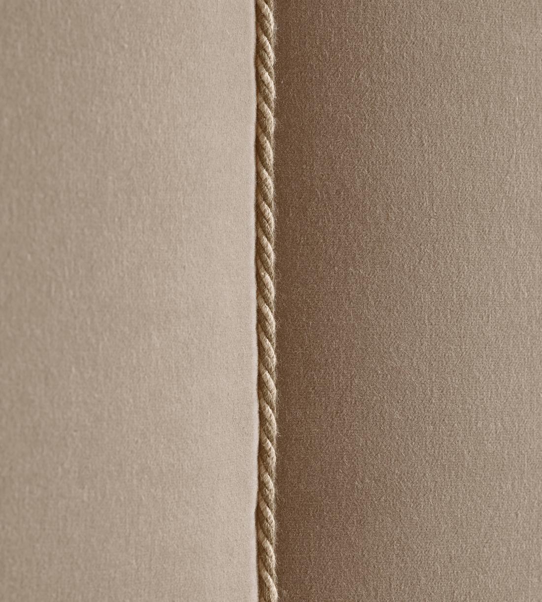 Manette Bed - with Twisted Cord - Full - Velvet - Oyster - US - Images - Image 5