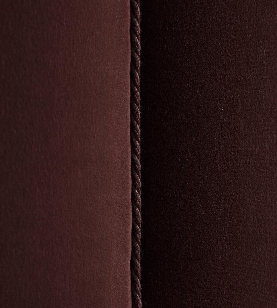 Manette Bed - with Twisted Cord - Double - Velvet - Aubergine - UK - Images - Image 5