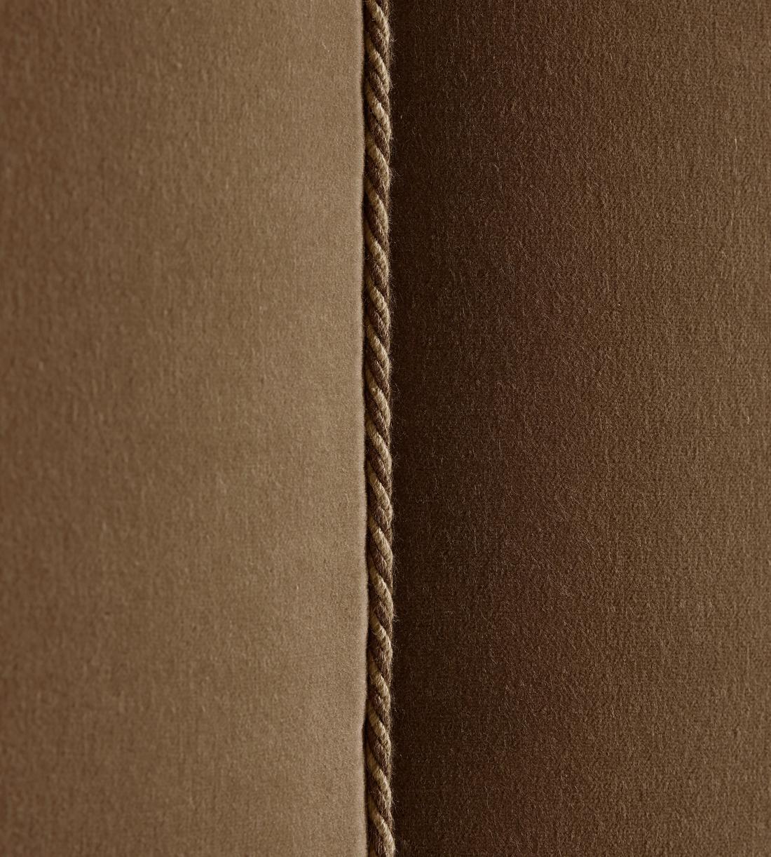 Manette Bed - with Twisted Cord - Double - Velvet - Truffle - UK - Images - Image 5