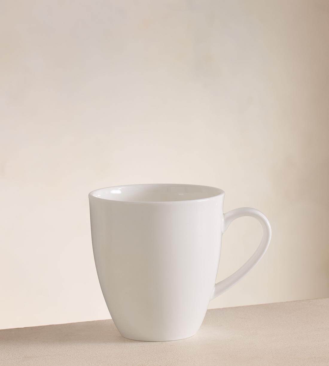 House Mug - Bone China - White - Set of Four - Listing - Image 2