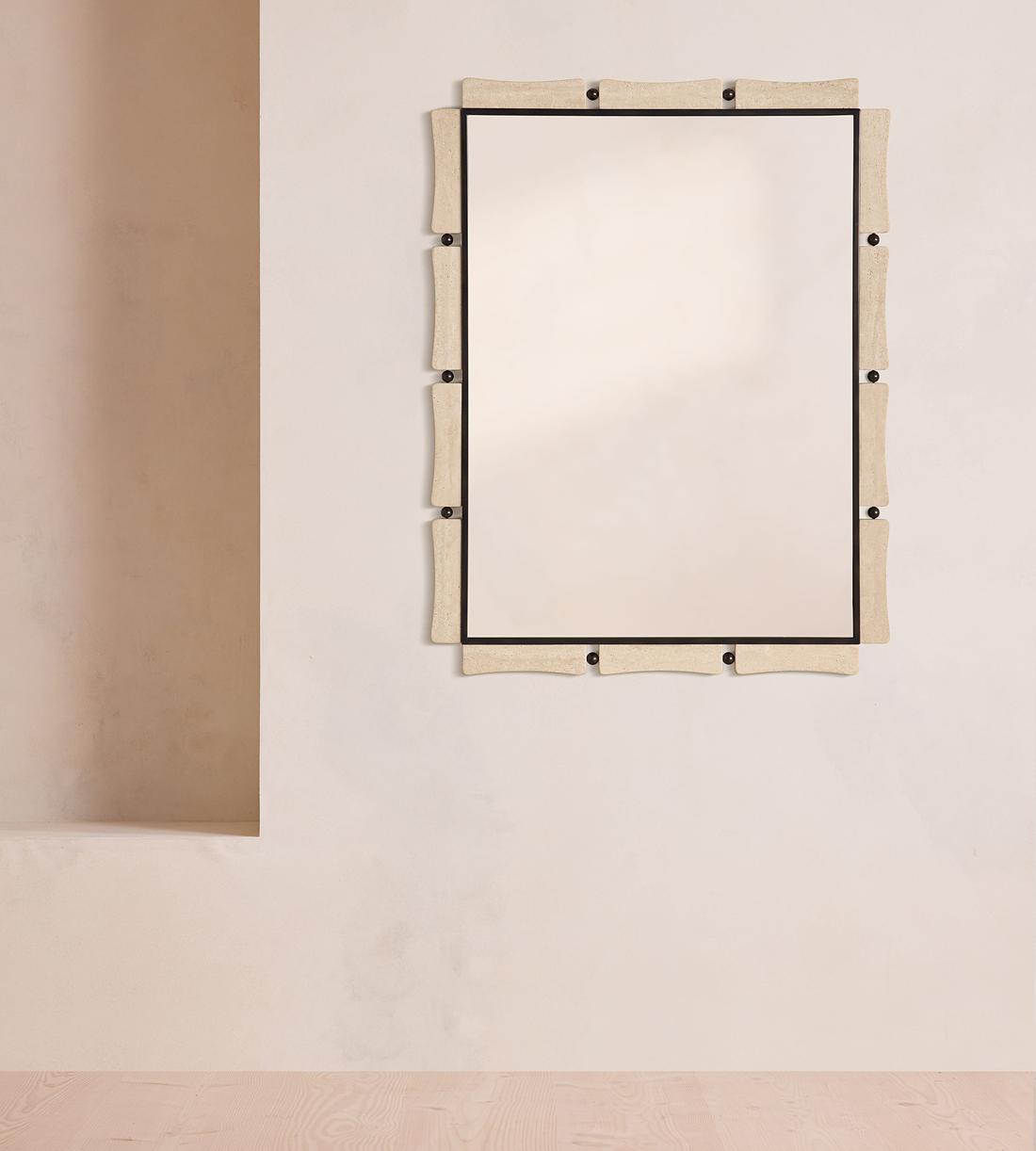 Barone Wall Mirror - Travertine - Listing - Image 1