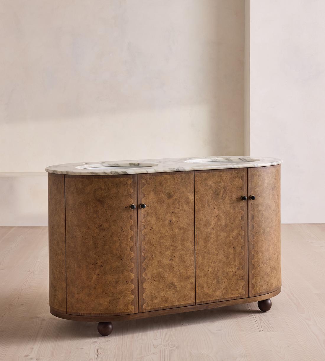 Esperanza Double Vanity - Calacatta Aura Marble - Listing - Image 2