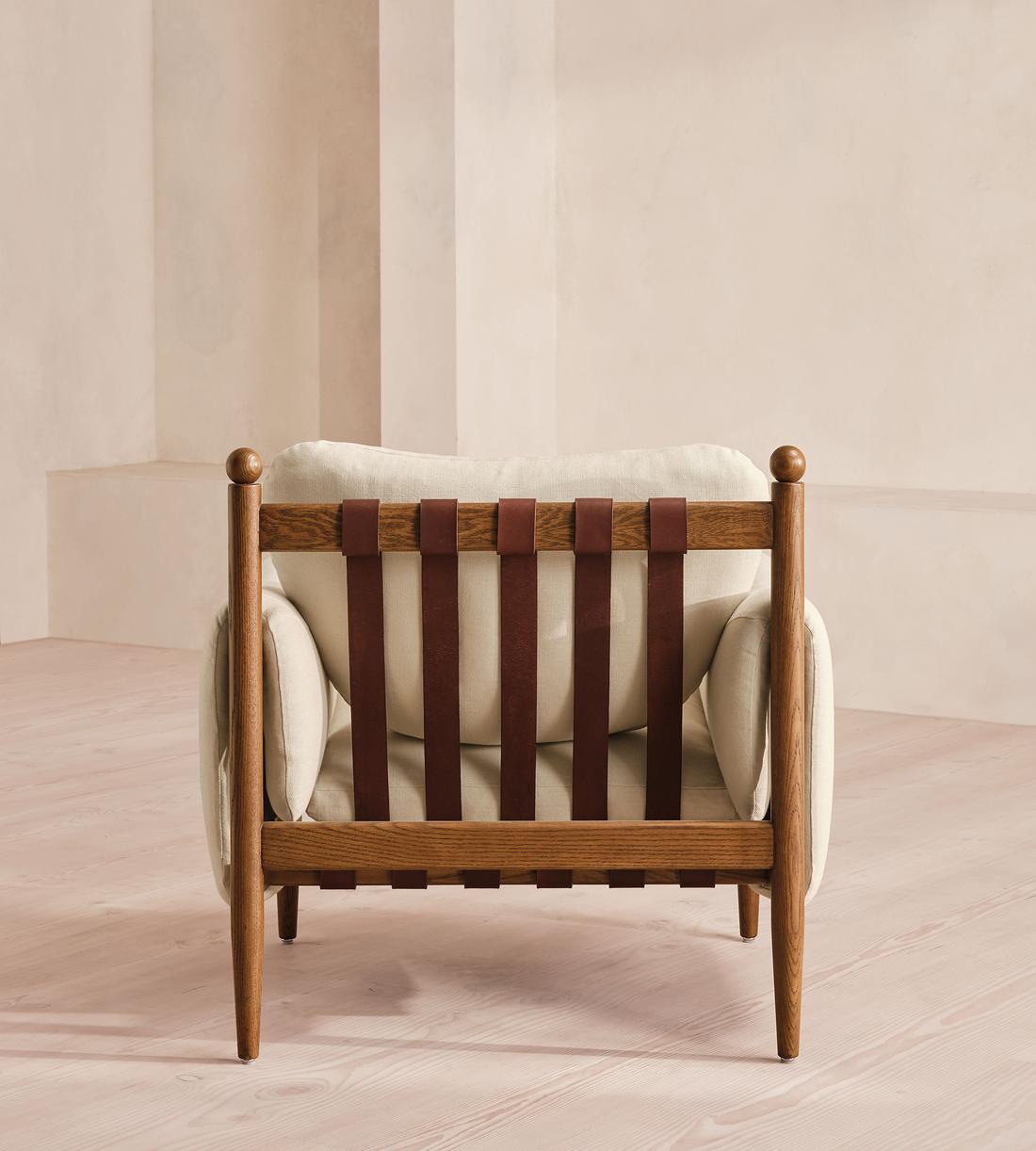 Casper Armchair - Linen - Bisque - UK - Images - Image 4
