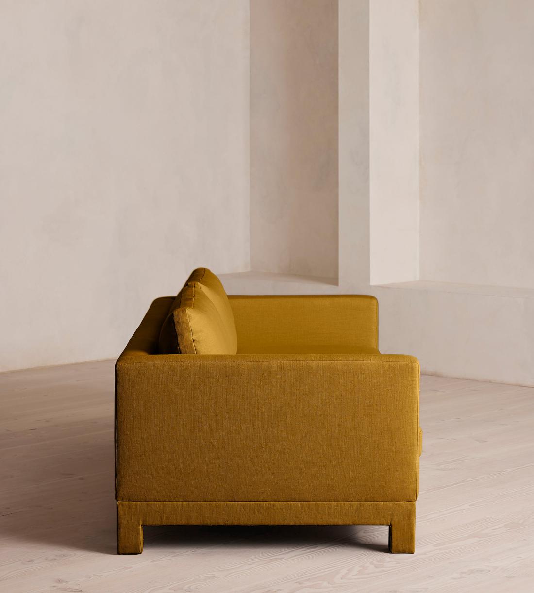 Ashford Three Seater Sofa - Linen - Turmeric - US - Images - Image 3
