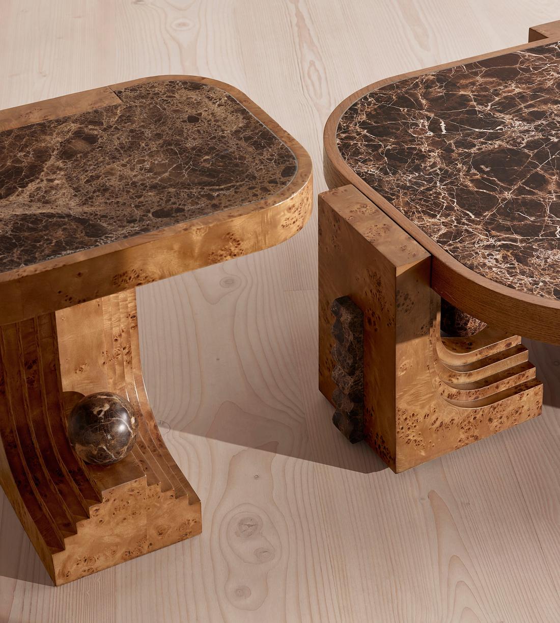 Emmeline Coffee Table - Dark Emperador - Images - Image 8