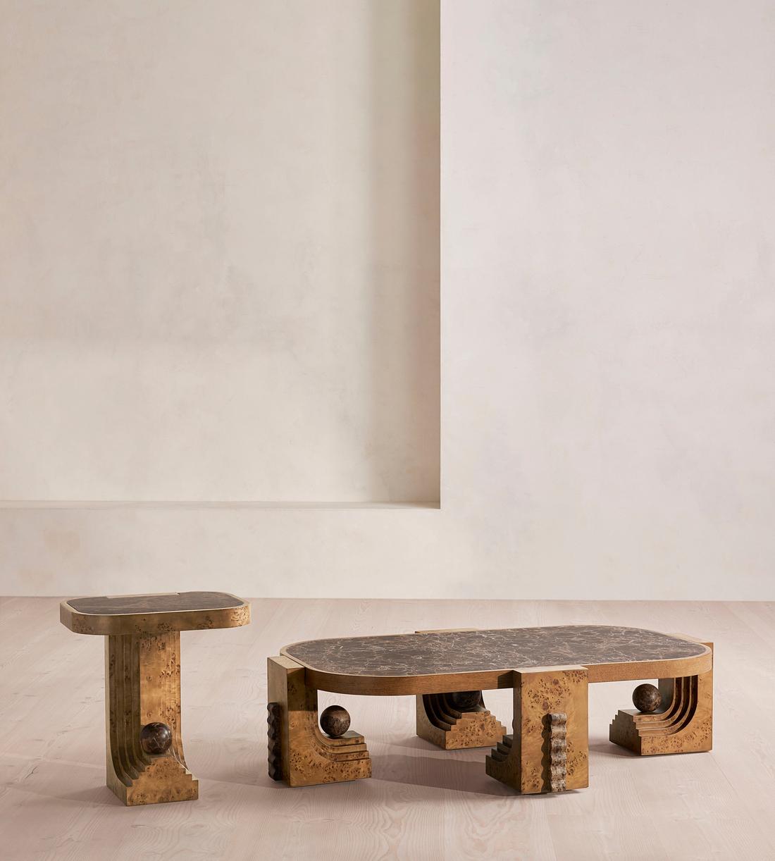 Emmeline Coffee Table - Dark Emperador - Images - Image 9