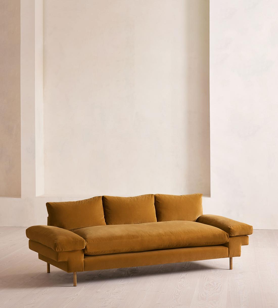 Bristol Sofa - Velvet - Mustard - Listing - Image 2